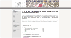 Desktop Screenshot of paris-atlas-historique.fr